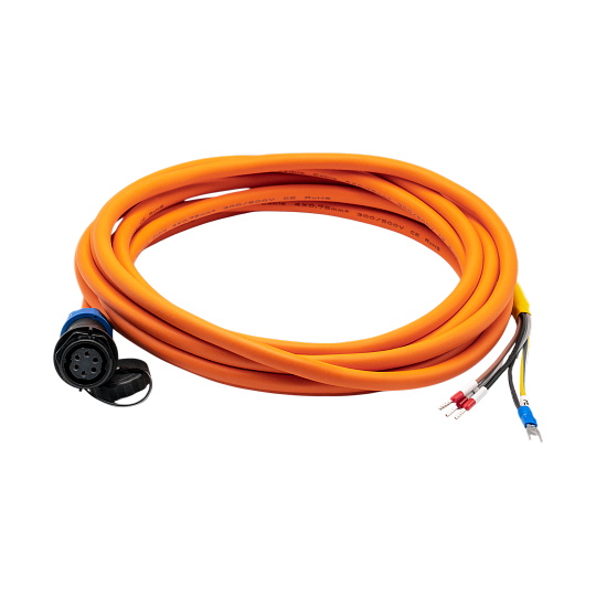 Кабель двигателя силовой NEBR-M24G6-K-10-Q07-LE4