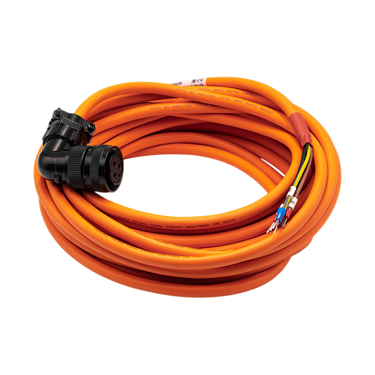 Кабель двигателя силовой NEBR-M36W4B-K-8-Q15-LE4
